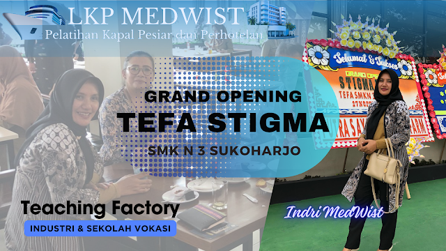 Pembukaan TEFA STIGMA RESTO Smk N 3 Sukoharjo kolaborasi Komite Sekolah dan Industri