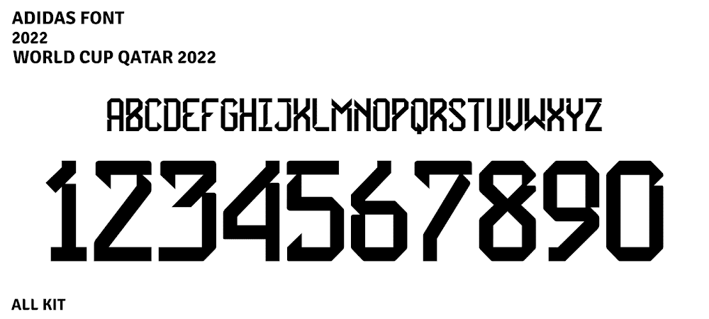 Asistencia Lada Ciencias Adidas 2022 World Cup Kit Font Released - Footy Headlines