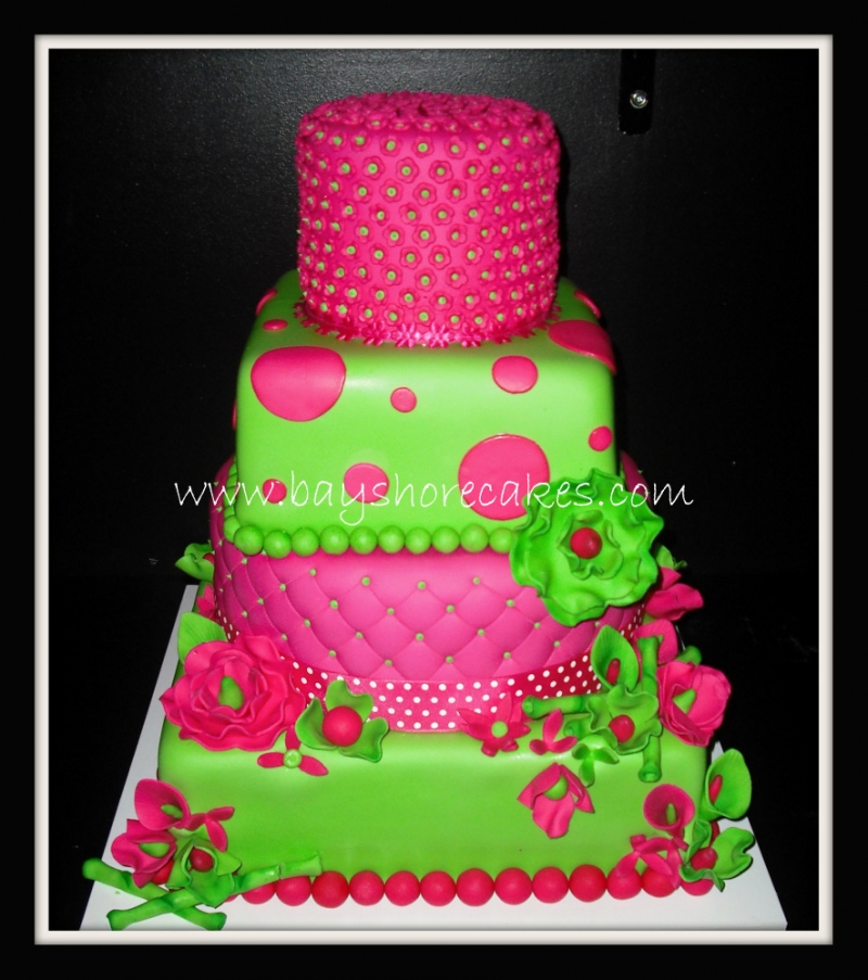My fave and yes this is a REAL wedding cake from the Pink Cake Box