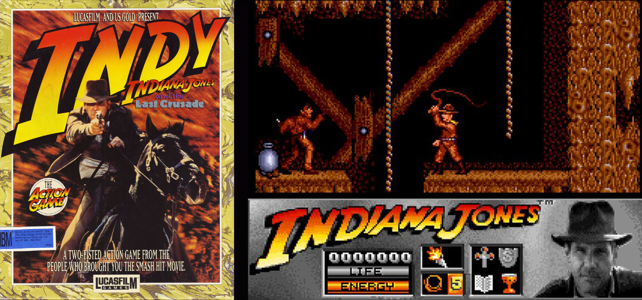 Indiana Jones and the Last Crusade The Action Game 1989