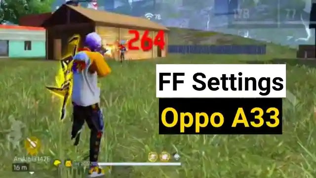 Oppo A33 free fire settings for headshot: Sensi and dpi