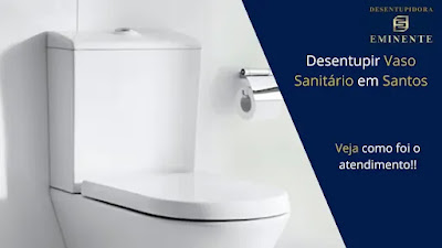 Desentupir Vaso Sanitário em Santos