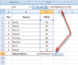 nilai rata-rata