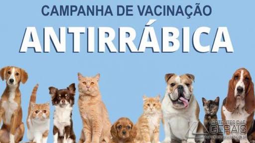 VACINAÇÃO ANTIRRÁBICA SERÁ NESSE SÁBADO DIA 27/05