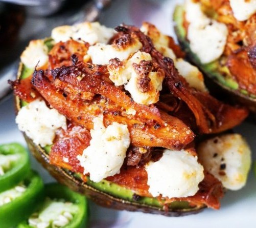 Mexican Stuffed Avocado #MexicanFood #HealthyRecipe