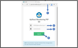 Login PIPSD Kemdikbud Tahun 2017/2018 