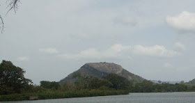 View from lake, Sigiriya, Pidurangala Mountain, stone radar reflector, advanced ancient technology, civilization, alternative hidden history