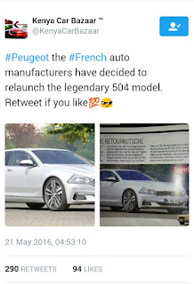 Peugeot 504 redesigned