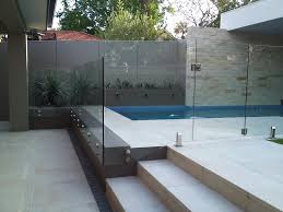 frameless glass pool fencing