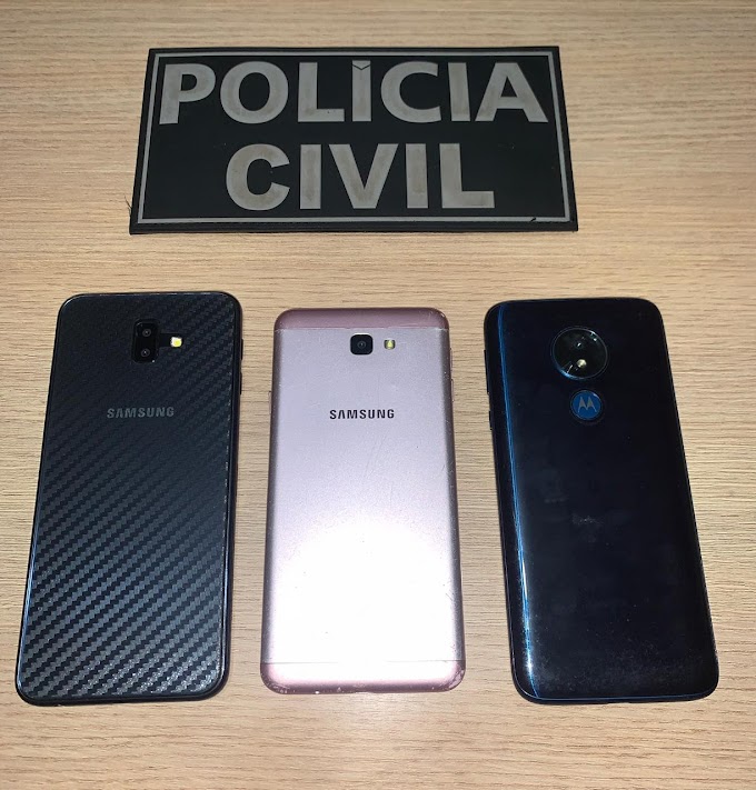 Polícia Civil de Quixeramobim recupera cinco aparelhos celulares