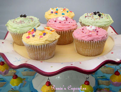 Decorate each cupcake with your chosen sprinkle s Happy Cuppy Cake Baking