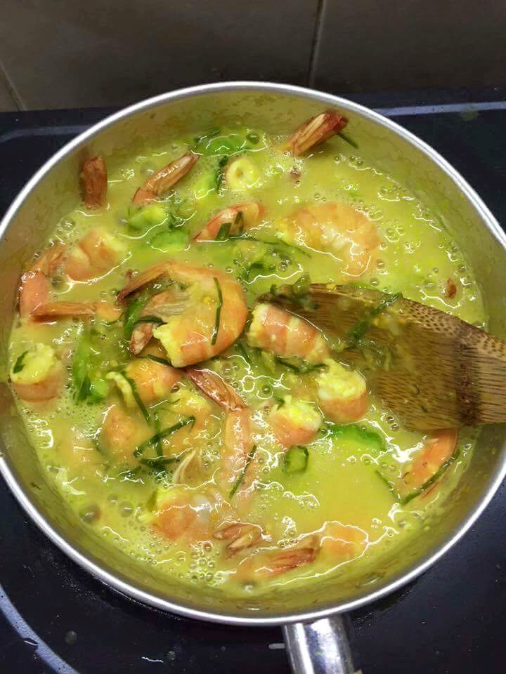 Makan Minum Best: Resepi udang petai tempoyak