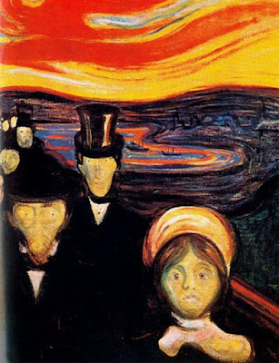 Edvard Munch, angst / anxiety