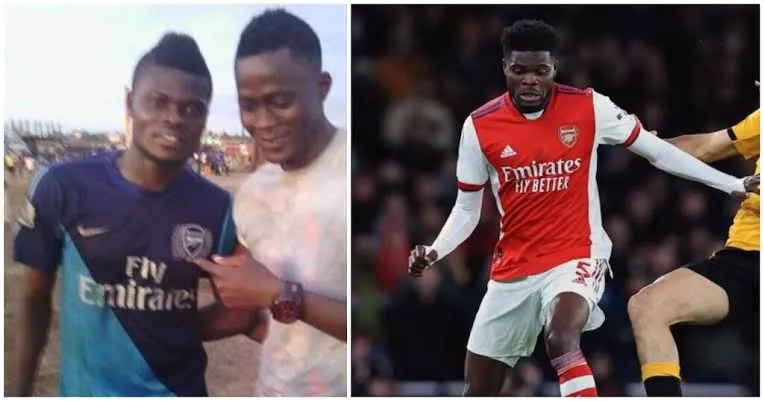 Die Hard: Old Photo Of Partey In Arsenal Jersey Goes Viral After West Ham Win