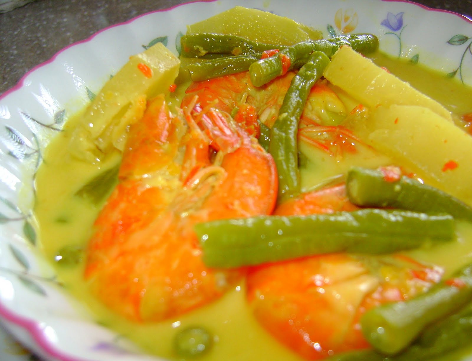 CORETAN DARI DAPUR: Masak Lemak Cili Api Udang + Kacang 