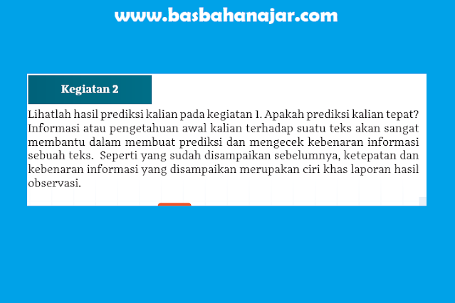 Kunci Jawaban Bahasa Indonesia Kelas 10 Halaman 6 Kegiatan 2 Bab 1