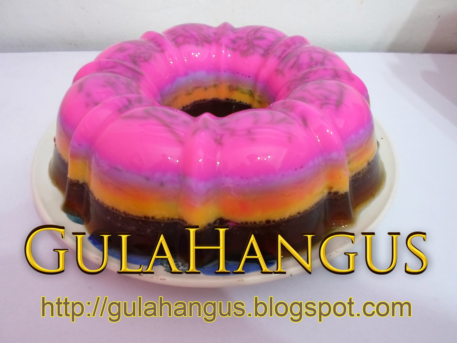 Gula Hangus ( 002177897 - D ): Puding Cendol Pelangi Gula 