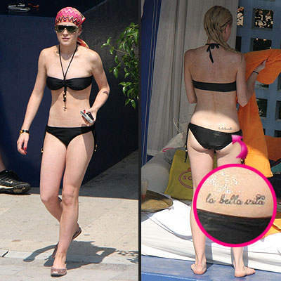   Tattos on Many Other Famous Women Also Have Lower Back Tattoos