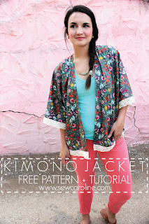 http://sewcaroline.com/2014/08/kimono-jacket-free-pattern-tutorial.html