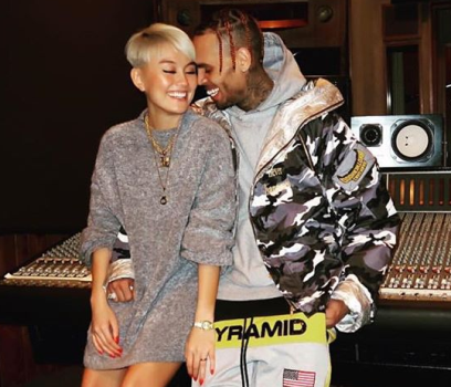 New couple alert? Chris Brown shares cute pic with singer, Agnez Mo