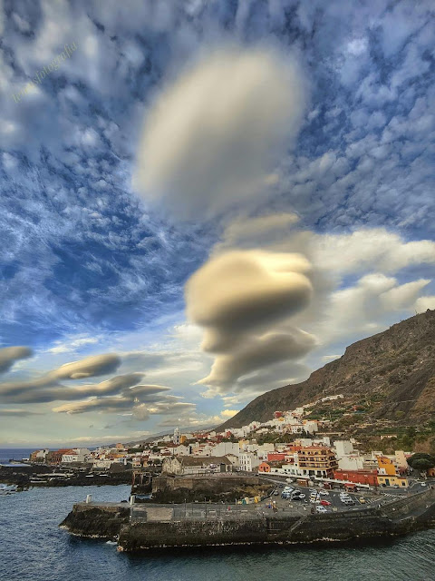 La magia de los cielos de Garachico después de la tormenta Óscar