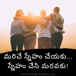 Friendship Quotes In Telugu