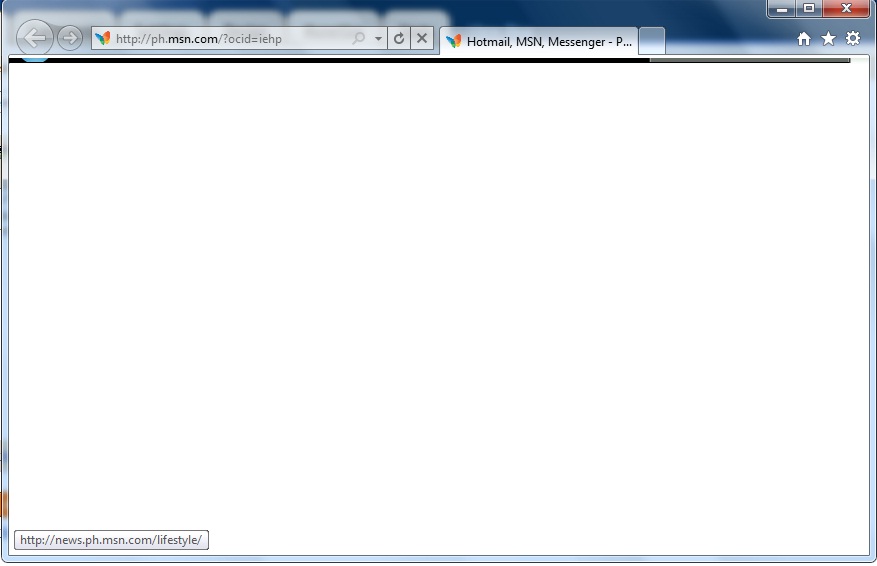 just tried IE9, but I was getting blank pages, just like this: