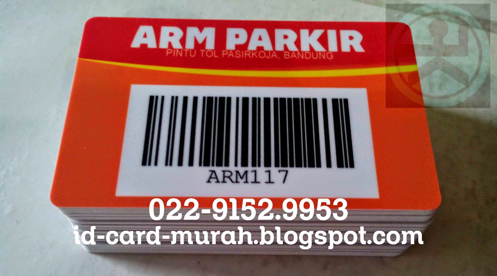 KARTU PARKIR - 081320607341 cetak id card murah bandung 