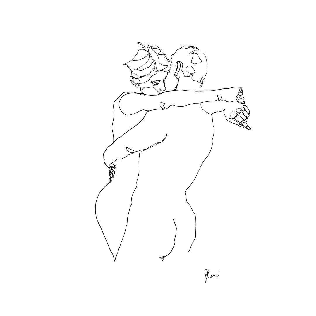 40 Amazing Artistic Sketches Depict The Ecstatic World Of Two Lovers