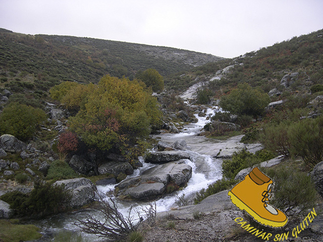 Chorreras del río Jabalí en la Sierra de Gredos