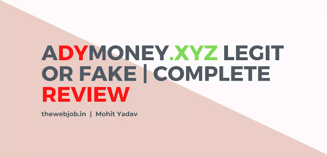 Adymoney.xyz Legit or Fake | Complete Review