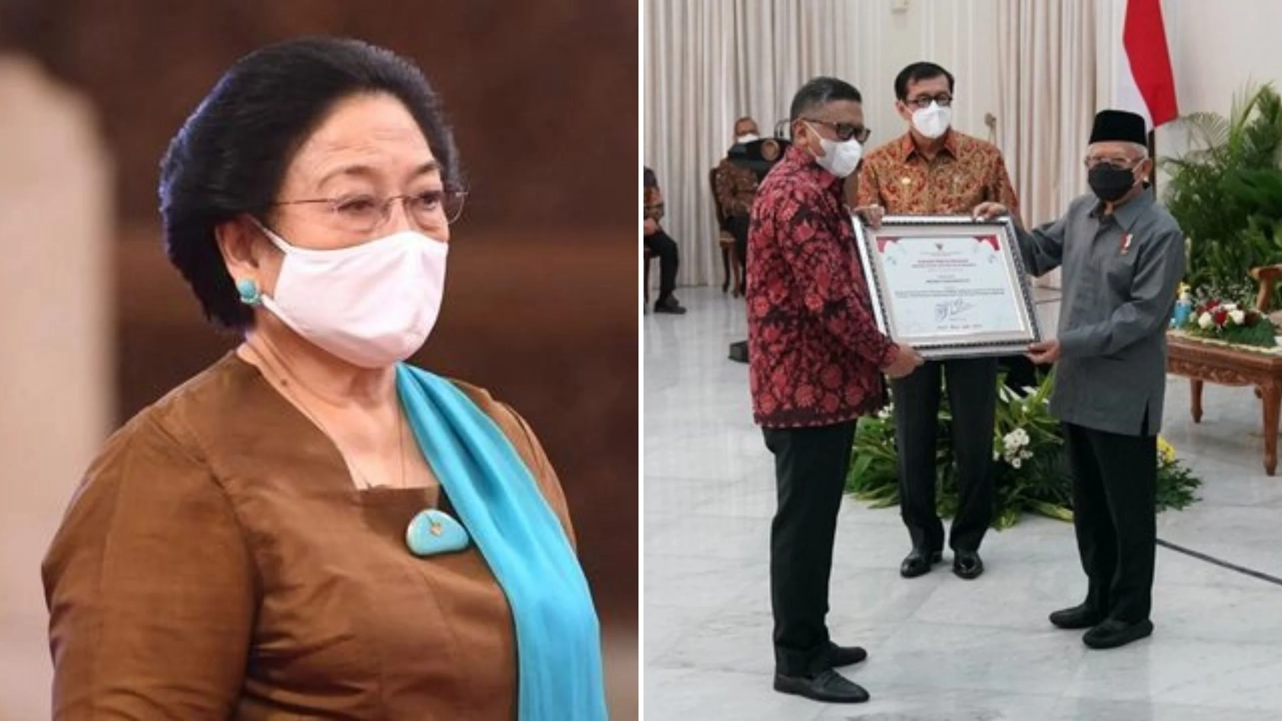 Keren! Megawati Terima Penghargaan Tokoh Nasional Perkembangan Kekayaan Intelektual