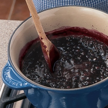 Quick Warm Blueberry Sauce (for Pancakes)