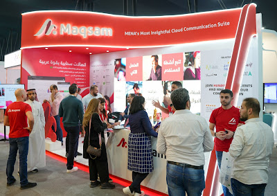 Source: Maqsam. Maqsam's exhibition booth at LEAP.