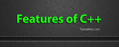 Features of c++