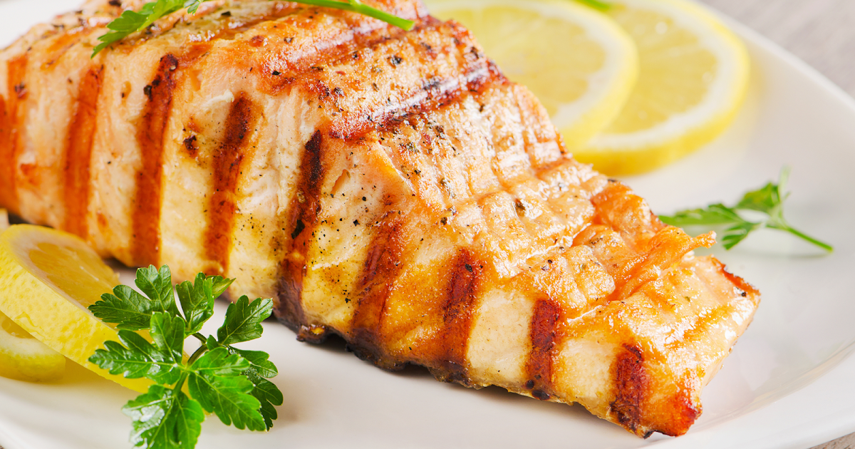 Kaya & Butter: Resepi Salmon Grill Bersama Sos Lemon