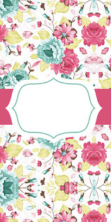 Quinceanera Special Shabby Chic Free Printable Labels.