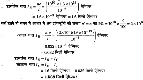 Solutions Class 12 भौतिकी विज्ञान-II Chapter-6 (अर्द्धचालक इलेक्ट्रॉनिकी: पदार्थ, युक्तियाँ तथा सरल परिपथ)