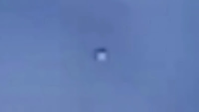 Close up look at UFO orb chased by jet's in 2023.