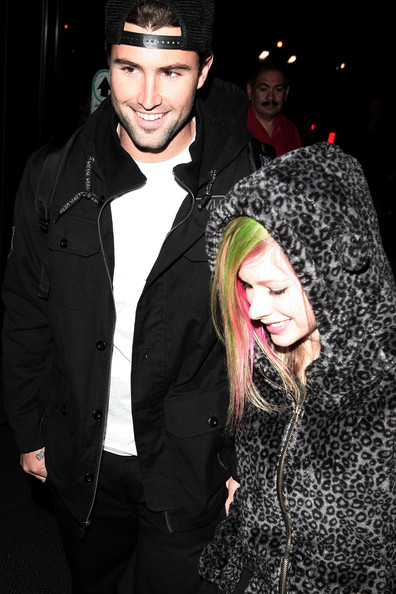 Avril Lavigne and Brody Jenner Jet Out Of Lax