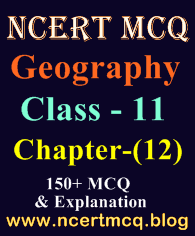 Geography MCQ, Class-11, Chapter-12, Water (Oceans)