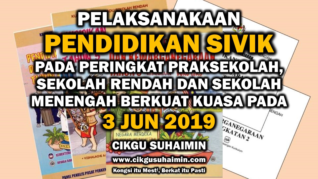 Bagi Guru Guru Yang Masih Keliru Tentang Pelaksanaan Pdpc Pendidikan Sivik Mulai Jun 2019 Boleh Rujuk Kepada Nota Ringkas Ini