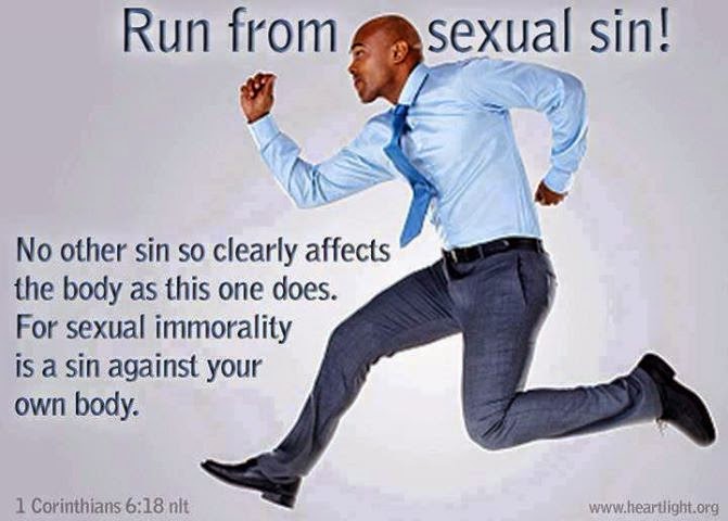 runing away from sexual sin