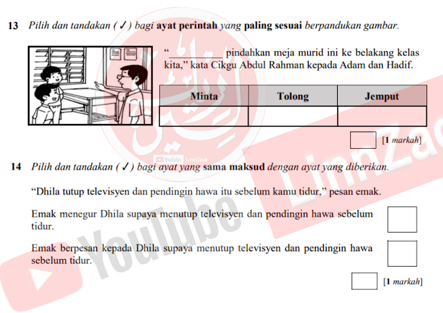 CikguLinnZack PERCUMA  SET ULANG KAJI SOALAN FORMAT BAHARU UASA