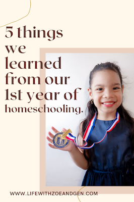 5 things we learned from our first year of homeschooling. l Life with ZG l Homeschooling Blog