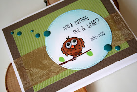 Owl Birthday Card featuring Create a Smile Stamps by Jess Gerstner