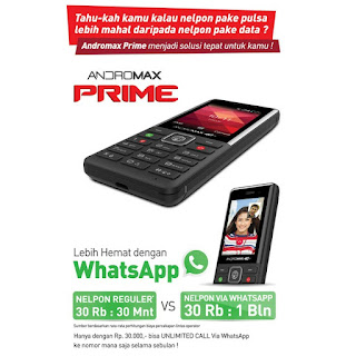 andromax prime info call