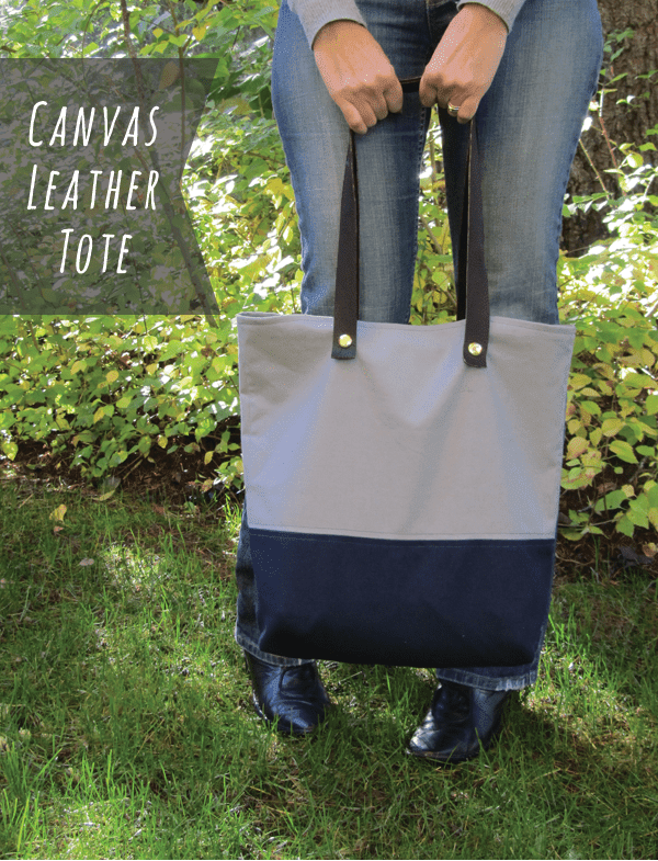 DIY Canvas Tote Tutorial