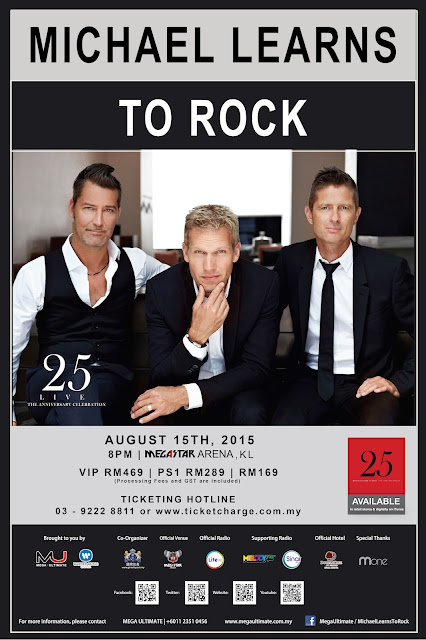 MICHAEL LEARNS TO ROCK LIVE IN MALAYSIA 2015  15 August 2015 Megastar Arena, Kuala Lumpur