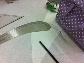 Pattern cutting womer's wear